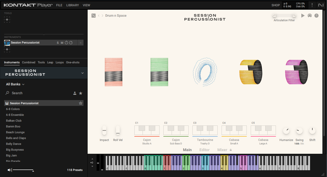 Native Instruments Session Percussionist